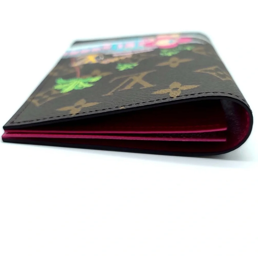 Louis Vuitton Black Monogram Passport Cover Christmas Animation 2021 - Picture 7 of 15
